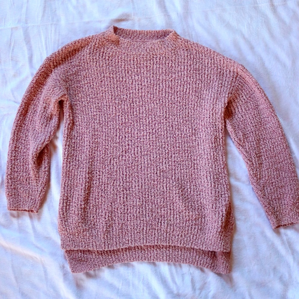 Women’s Soft Pink Small Knitted Sweater